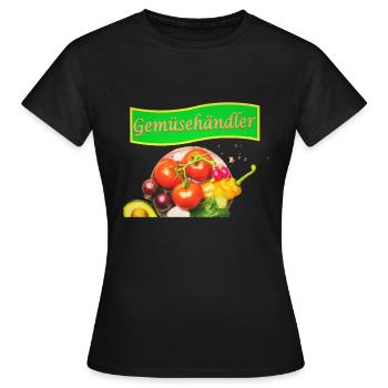 Greengrocer - Women's T-Shirt - black - Front - AI Model Female 172 dark (172cm)