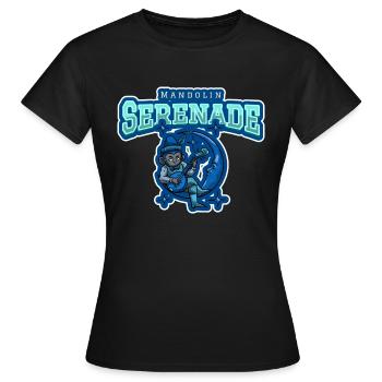 Mandolin Serenade - Frauen T-Shirt - Schwarz - Vorne - AI Model Female 172 dark (172cm)