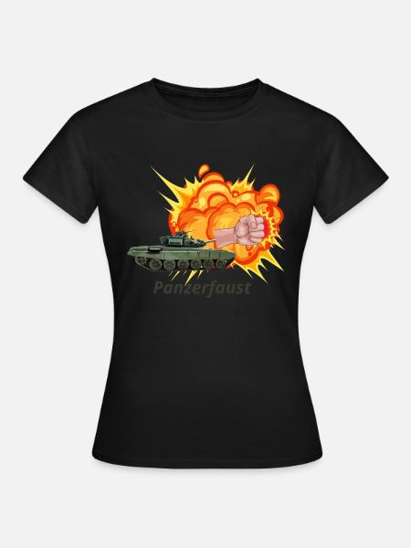 Panzerfaust - Frauen T-Shirt - Schwarz