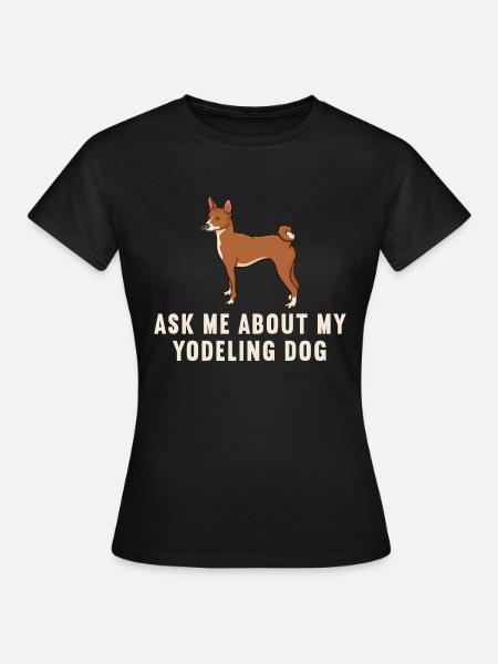 Basenji hond cadeau - Vrouwen T-shirt - zwart