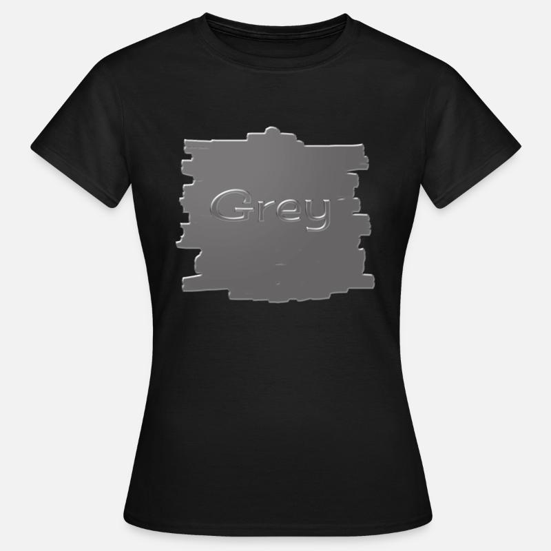 Grey - Women's T-Shirt - black