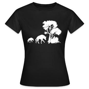 Safari Zoo Animal Safari Zoo - T-shirt Femme - noir - Devant - AI Model Female 172 dark (172cm)
