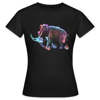 Mammouth - T-shirt Femme - noir - Devant - AI Model Female 172 dark (172cm)
