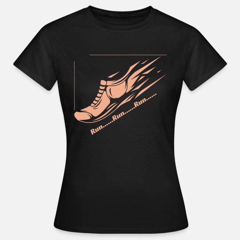 Run... Run... Run... - Women's T-Shirt - black