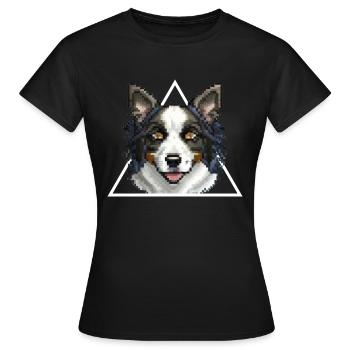 Luna - Frauen T-Shirt - Schwarz - Vorne - AI Model Female 172 dark (172cm)