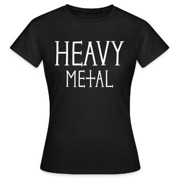 Métal lourd - T-shirt Femme - noir - Devant - AI Model Female 172 dark (172cm)