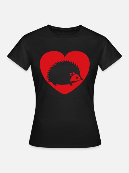 Hérisson - T-shirt Femme - noir
