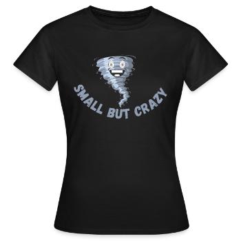 Klein aber fein - Frauen T-Shirt - Schwarz - Vorne - AI Model Female 172 dark (172cm)