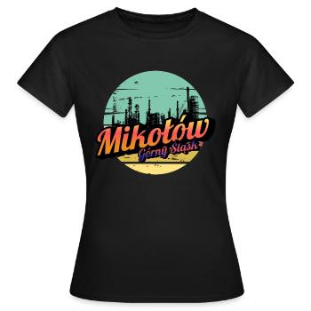 Mikołów Upper Silesia - Women's T-Shirt - black - Front - AI Model Female 172 dark (172cm)