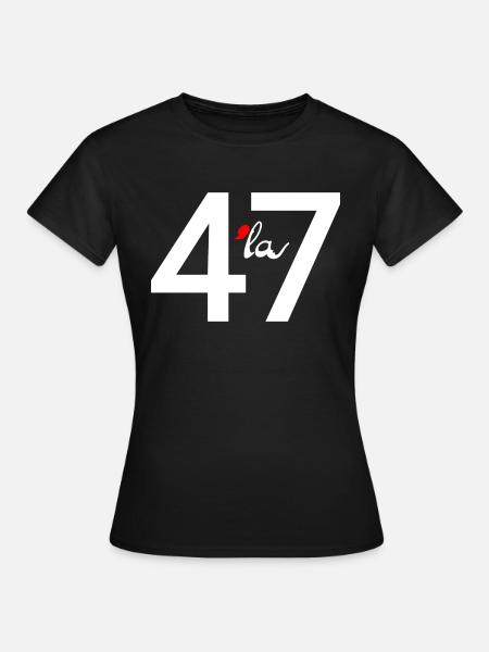 47 comma la - Frauen T-Shirt - Schwarz