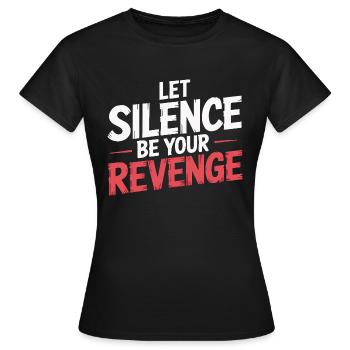 SOYEZ VOTRE REVANCHE - T-shirt Femme - noir - Devant - AI Model Female 172 dark (172cm)