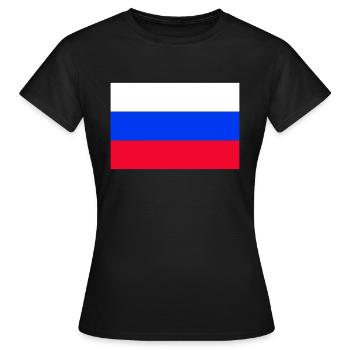 Russie - T-shirt Femme - noir - Devant - AI Model Female 172 dark (172cm)