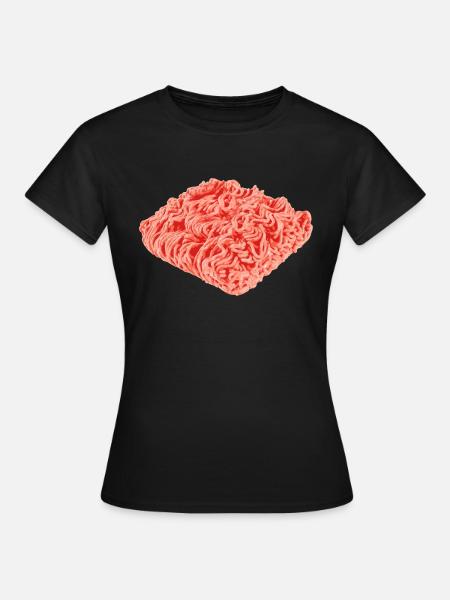 Hackfleisch - Frauen T-Shirt - Schwarz