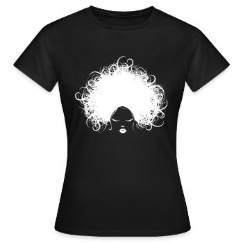 Friseur Frisör - Frauen T-Shirt - Schwarz - Vorne - AI Model Female 172 dark (172cm)