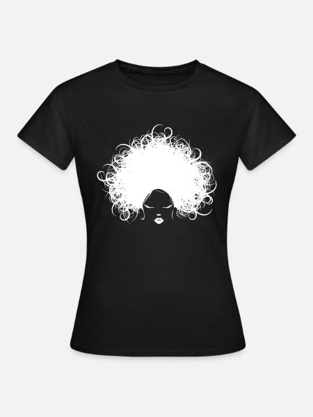 Friseur Frisör - Frauen T-Shirt - Schwarz