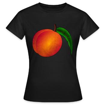 Pêche - T-shirt Femme - noir - Devant - AI Model Female 172 dark (172cm)