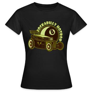 Heißes Stiel - Frauen T-Shirt - Schwarz - Vorne - AI Model Female 172 dark (172cm)