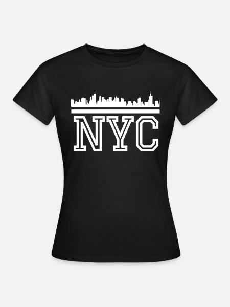 NYC Lettering - Women's T-Shirt - black
