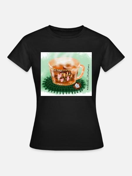 Pause thé - T-shirt Femme - noir