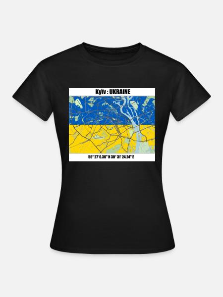 Kyiv - T-shirt Femme - noir