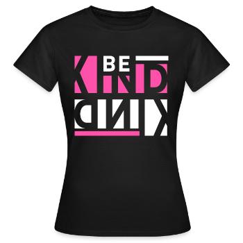 Be Kind - Women's T-Shirt - black - Front - AI Model Female 172 dark (172cm)