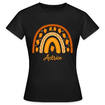 Zur besten Schauspielerin gewählt| Schauspielerin Geschenkidee - Frauen T-Shirt - Schwarz - Vorne - AI Model Female 172 dark (172cm)