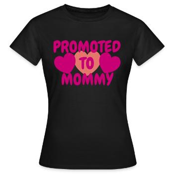 Mutter werdende Mama Mommy Schwangerschaft Mom - Frauen T-Shirt - Schwarz - Vorne - AI Model Female 172 dark (172cm)