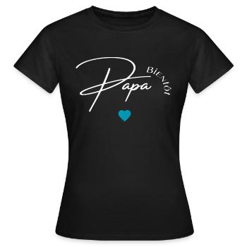 Bald Vater - Frauen T-Shirt - Schwarz - Vorne - AI Model Female 172 dark (172cm)