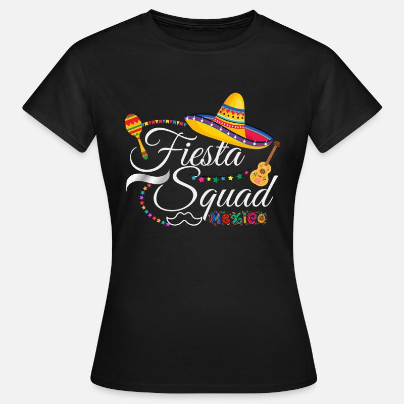fiesta squad cinco de mayo - Women's T-Shirt - black