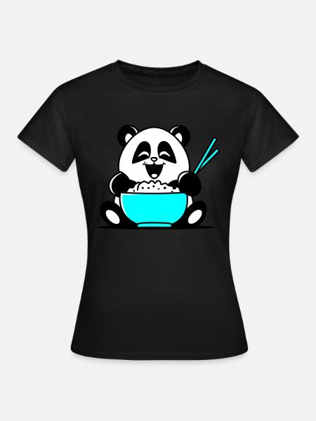 Panda - Women's T-Shirt - black