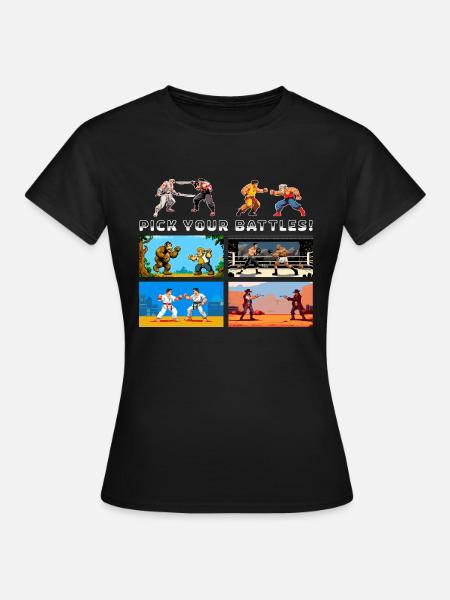 Pelit - Dame-T-shirt - sort