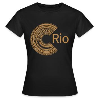Für Rio - Frauen T-Shirt - Schwarz - Vorne - AI Model Female 172 dark (172cm)