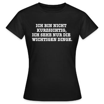 RansaiDesign - Frauen T-Shirt - Schwarz - Vorne - AI Model Female 172 dark (172cm)