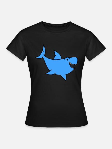 hai comic - Frauen T-Shirt - Schwarz