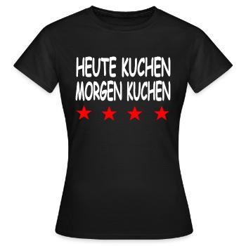 Cake - Women's T-Shirt - black - Front - AI Model Female 172 dark (172cm)