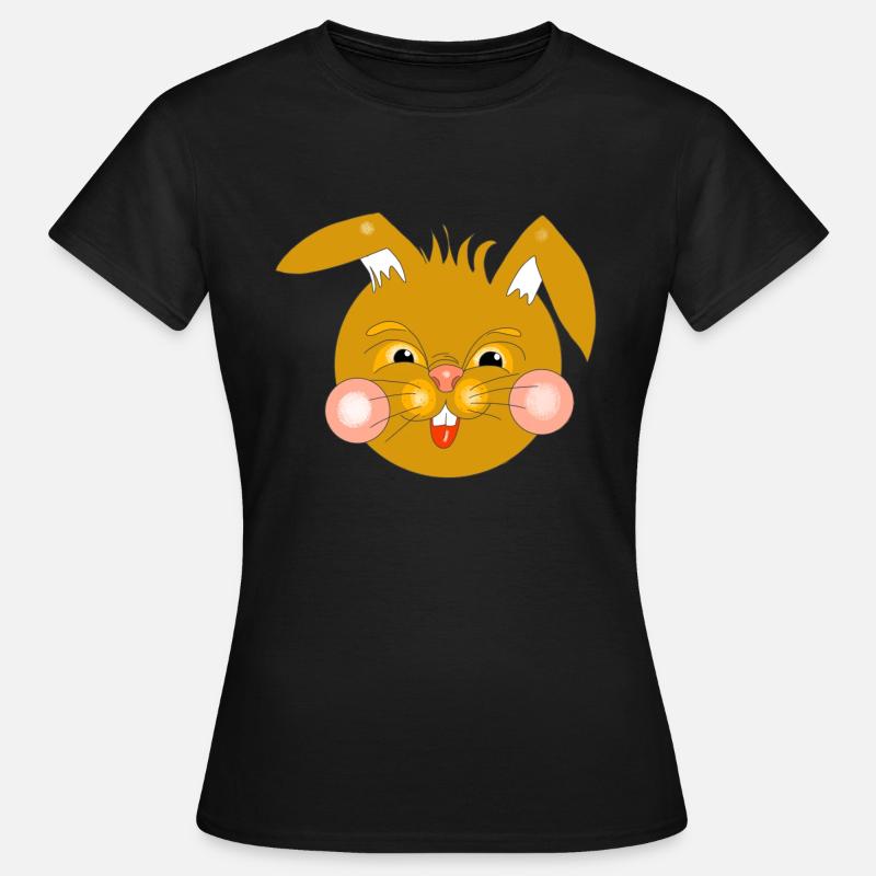 Rabbit Head - Women's T-Shirt - black