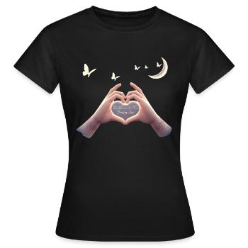 CHANGING LIVES - Women's T-Shirt - black - Front - AI Model Female 172 dark (172cm)