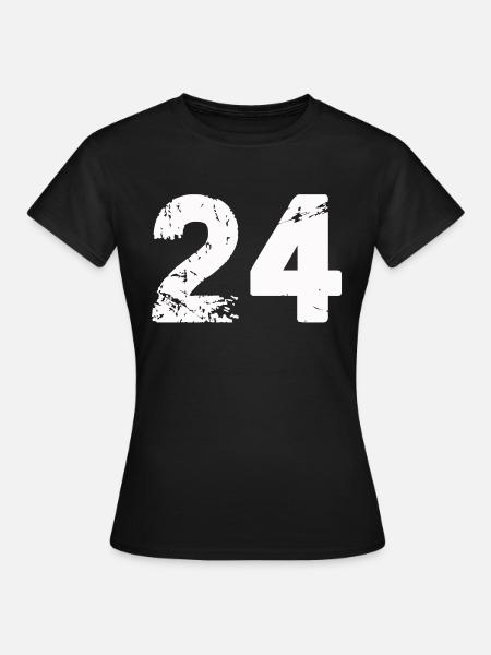 24 - Frauen T-Shirt - Schwarz