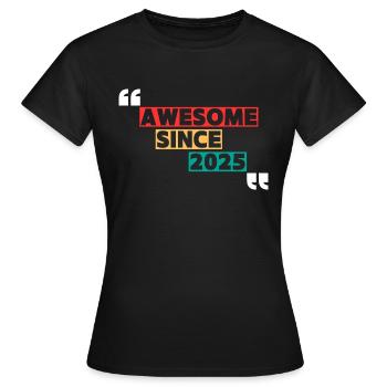 Fantastisch Awesome - Frauen T-Shirt - Schwarz - Vorne - AI Model Female 172 dark (172cm)