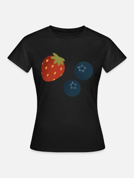 Beeren - Frauen T-Shirt - Schwarz