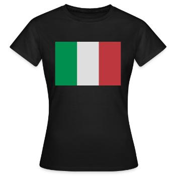 italien - T-shirt Femme - noir - Devant - AI Model Female 172 dark (172cm)