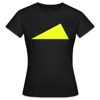 triangle - Women's T-Shirt - black - Front - AI Model Female 172 dark (172cm)