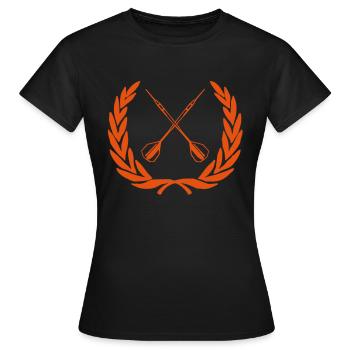 dart bronze - Women's T-Shirt - black - Front - AI Model Female 172 dark (172cm)