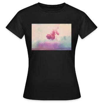 Ink Coloure 2 - Frauen T-Shirt - Schwarz - Vorne - AI Model Female 172 dark (172cm)