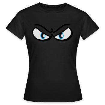 Mauvais œil dangereuse - T-shirt Femme - noir - Devant - AI Model Female 172 dark (172cm)