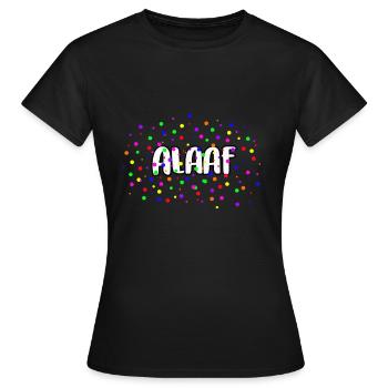 FÊTE DU CARNAVAL FASNING KÖLLE ALAAF KONFETTI - T-shirt Femme - noir - Devant - AI Model Female 172 dark (172cm)