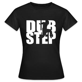DUBSTEP - Women's T-Shirt - black - Front - AI Model Female 172 dark (172cm)