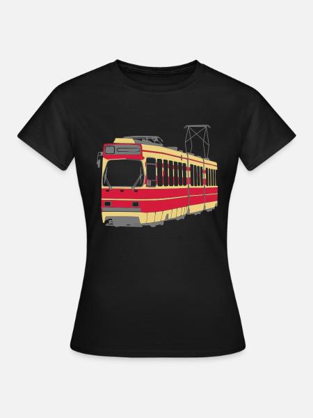 Haagse Tram - Vrouwen T-shirt - zwart