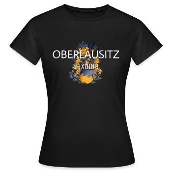 Upper lusatia - Women's T-Shirt - black - Front - AI Model Female 172 dark (172cm)