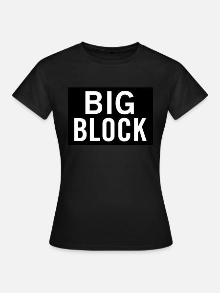 Big Block - Frauen T-Shirt - Schwarz